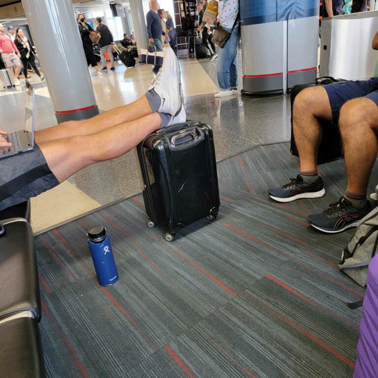 Man at airport